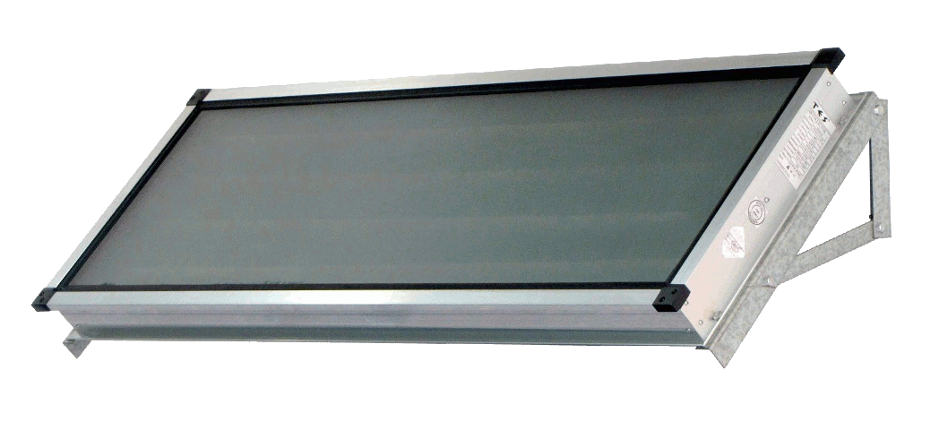 TESATLAS Wall Mounted Flat Panel Solar Collector Front