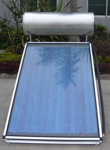 solar collector boiler with one panel